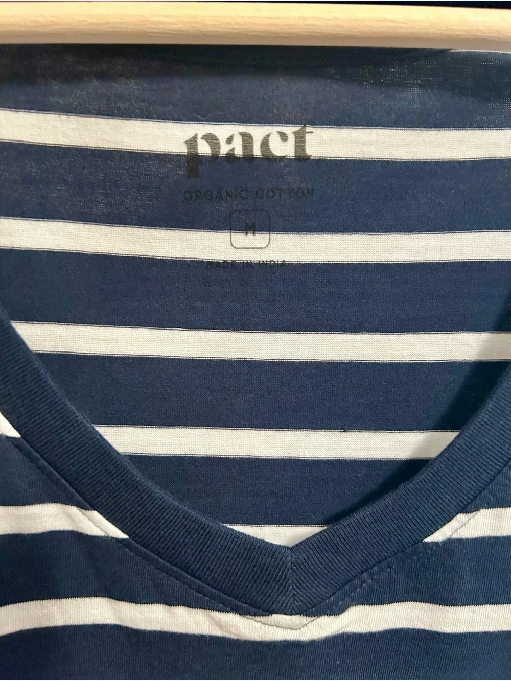 Pact Softspun A-Line Tank Dress size Medium in Monterey Stripe - Picture 6 of 7
